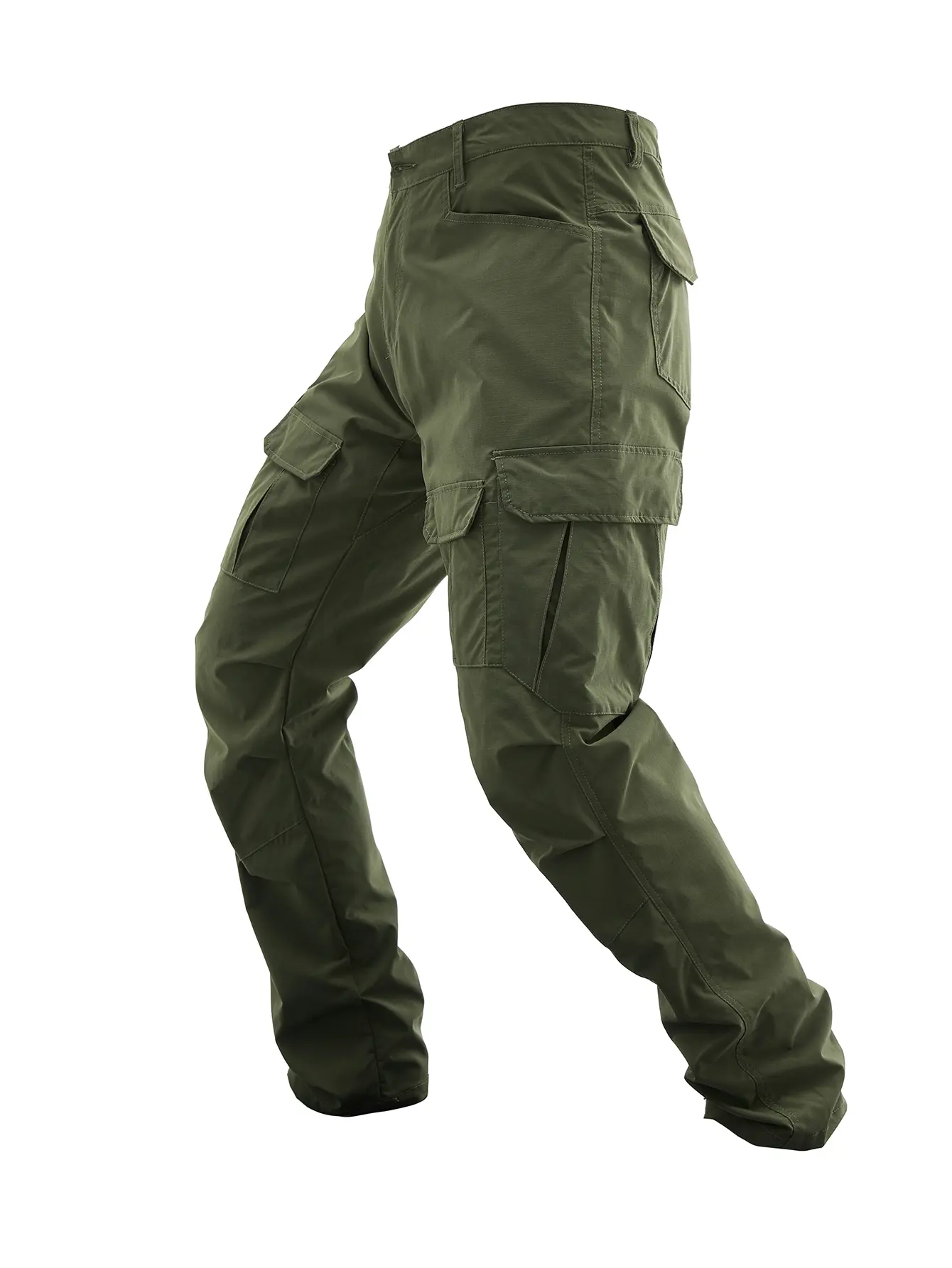 Men's Outdoor Multi-Pocket Tactical Overalls & Trousers for Camping Mountaineering Fishing Motorcycle Combat Boots Protective Gear