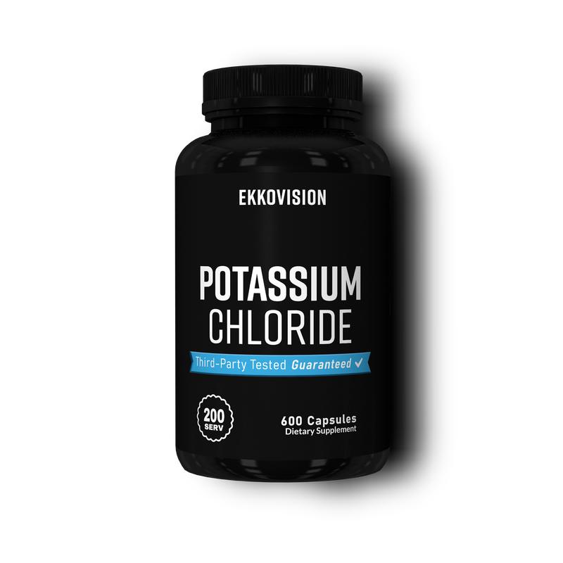 EKKO Potassium Capsules | Electrolyte Support | 3rd Party Tested