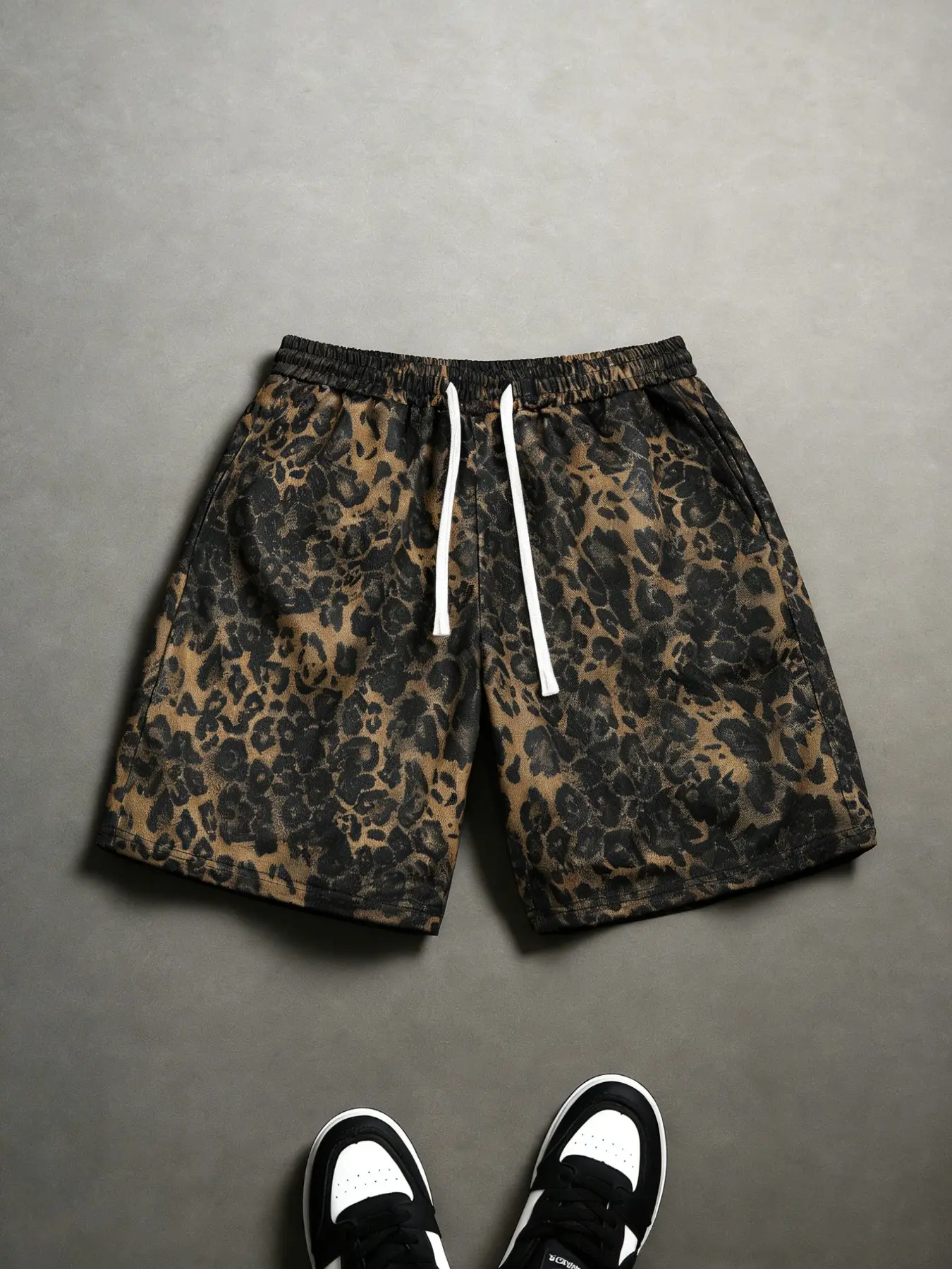 stussy basic mesh short leopard - TikTok Shop