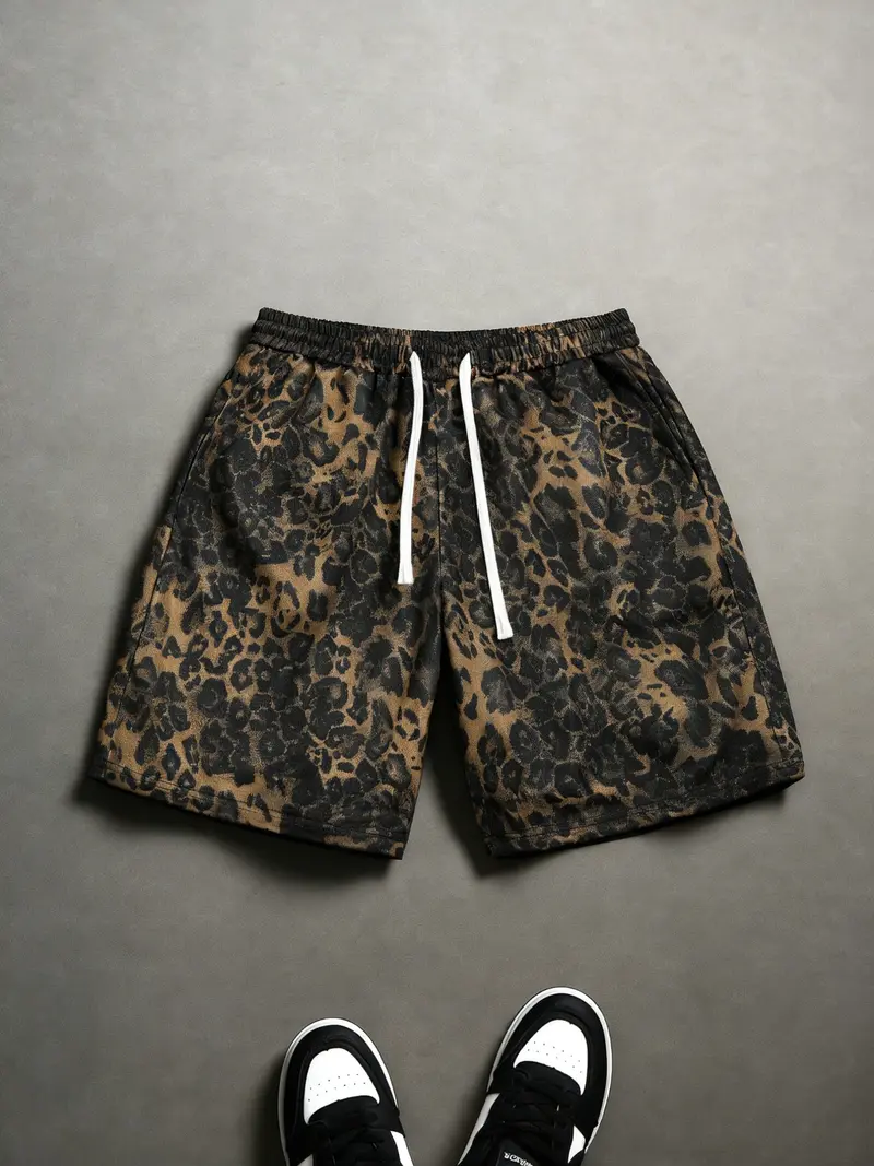 stussy basic mesh short leopard - TikTok Shop