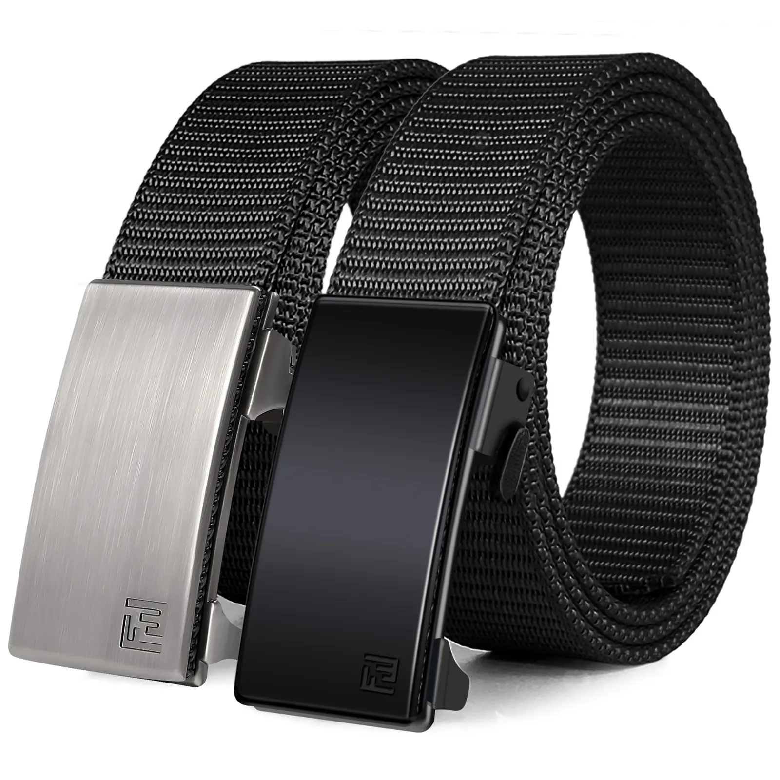 【WeeklyDeals】Men's Ratchet Belt - Micro-Adjust Auto Buckle Lightweight Nylon Golf/Casual Strap Hot seller for Travel & Workout Fathersdaygift