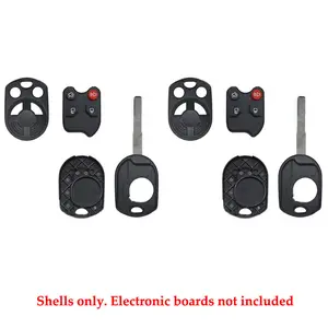 4B Replacement Car Key Shell, 2-Pack Car Interior Accessory for 2012-2014 Ford Focus