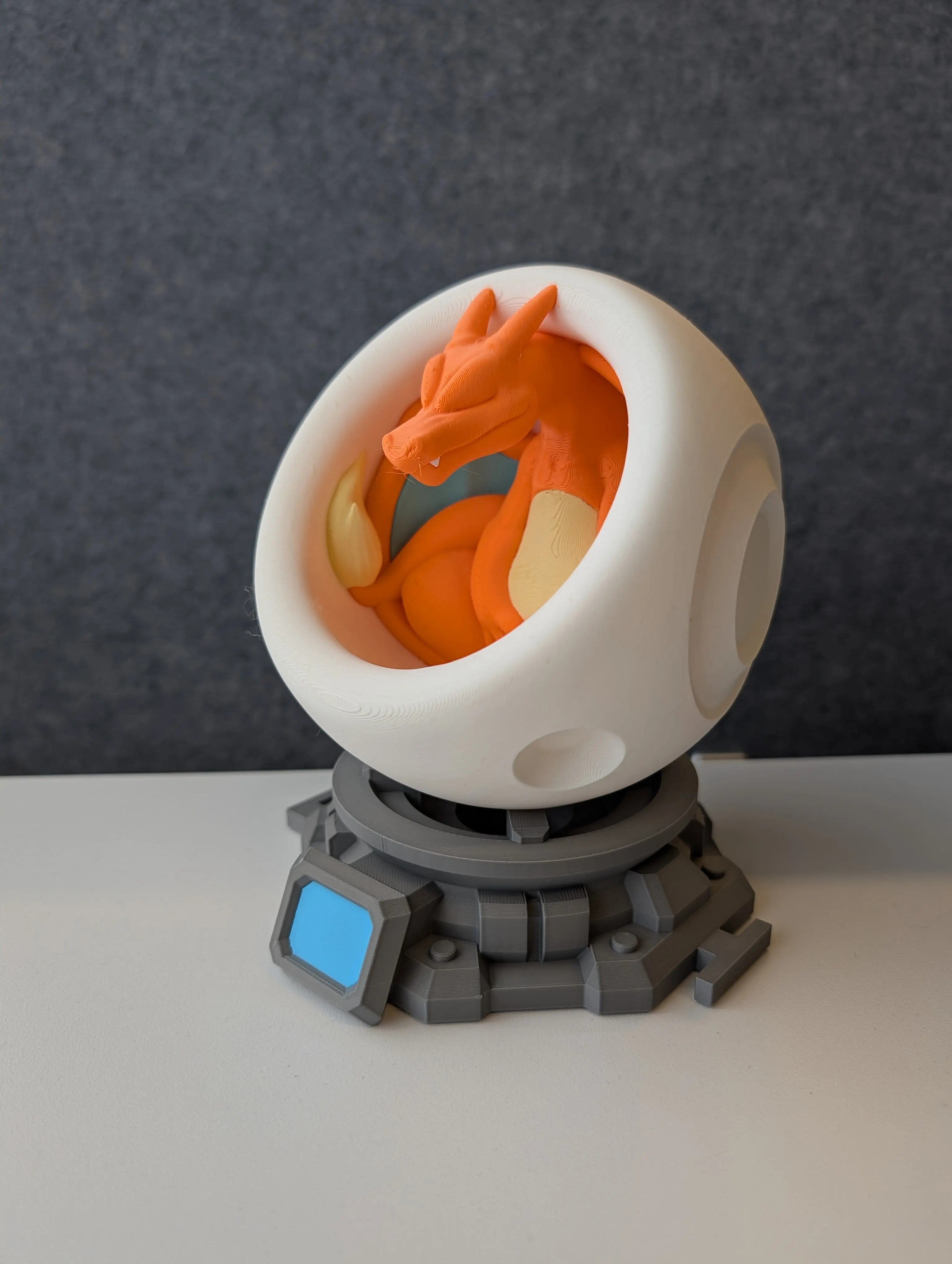 3D Printed | Charizard in the Healing Pod | Print to Order