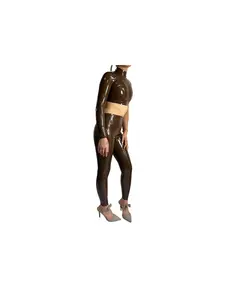 Latex Brown Open Back Set - Below the Ankle Unspecified Product with Open Back Designation No Additional Details Provided