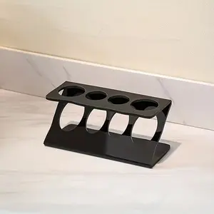 Multifunctional Bathroom Storage Rack, Practical Toothbrush Holder with Drain Design, Multi-purpose Desktop Organizer, Stylish Household Storage Shelf Suitable for Bathroom and Kitchen Daily Organization.