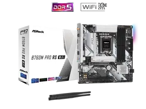 ASRock B760M PRO RS WiFi LGA 1700 Intel B760 Micro ATX Motherboard