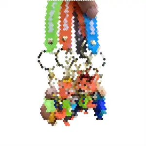 "Zootopia Character Keychain Set | Nick Wilde & Friends PVC Keyring with Lanyard"