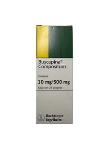 Buscapina Compuesta Original - Salud Estomacal - El Salvador - 24 Tabletas - Natural Supplement for cramps