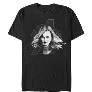 Men's Marvel Avengers: Endgame Captain Marvelscale T-Shirt