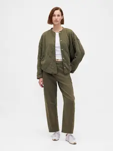 Gap Women's Heavyweight French Terry Barrel Sweatpants Gap Women's Heavyweight French Terry Barrel Sweatpants