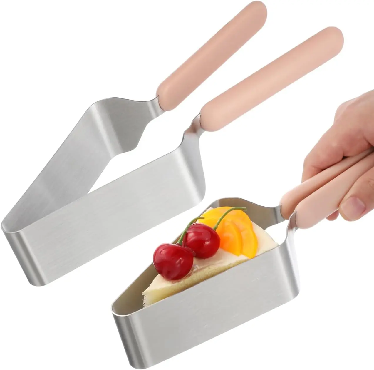 Adjustable Double Handle Cake Cutter Slicer, Stainless Steel Multi Cake Server, Food Divider Utensils for Desserts Pastry Bread Pizza Birthday Wedding Use, gift