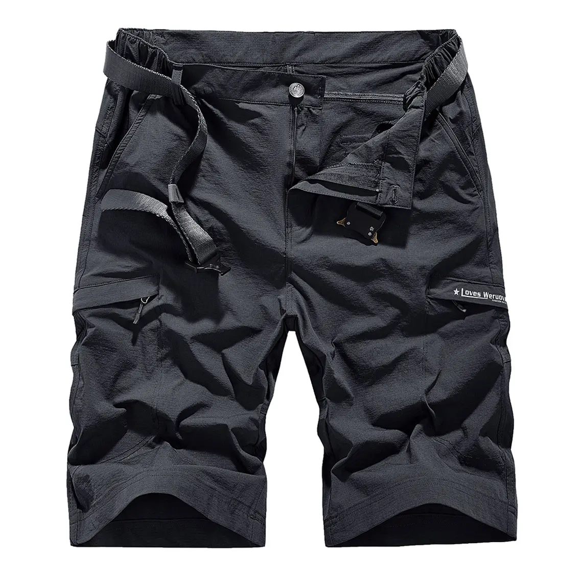 Quick Dry Hiking Shorts Men's Cargo Casual Outdoor 4-Way Stretchy  Lightweight Summer Short with Multi Pockets 30 - 46 (No Belt)