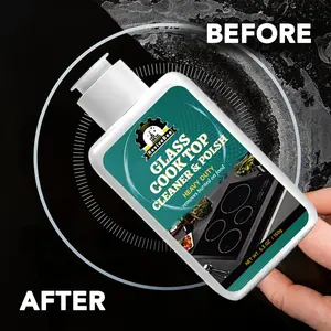 Glass Stovetop & Oven Cleaner, Multi-Purpose Kitchen Cleaning Solution, Ideal for Cooktops, Ovens, Effective Grease Removal, Kitchen Cleaning Product, Essential Cleaning Products