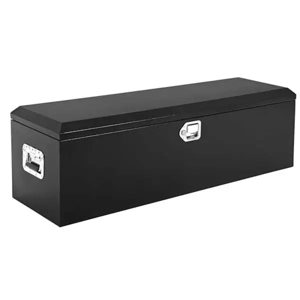 Gaomon 20 In Heavy Duty Steel Tool Box with Lockable Lid & Metal Base, Gas Struts, Weatherproof Crossbed Storage Chest for Pickup Truck Bed, Work Truck