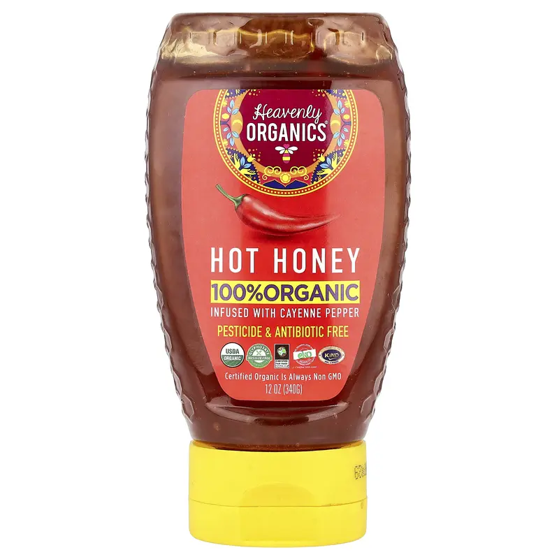 Heavenly Organics 100% Organic Hot Honey, 12 oz (340 g)