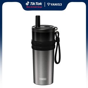 Yanis3 Large Capacity water bottles school mens giftssippycu set matcha kit setVacuum Cup lce Heater Women's Cup Good-looking 2025New Insulated StainGlass IInsulated Stainless Stainless Steel Mug with Lid Drinkware Flasks Drinkware Flasks