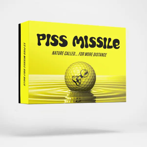 PISS MISSILE GOLF BALLS 12PK PISS MISSILE GOLF BALLS 12PK
