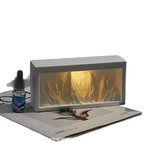 Snow Mountain Peak Aromatherapy Ornament, Illuminated Night Light Gift Box, Valentine's Day Gift, Rizhao Golden Mountain Essential Oil