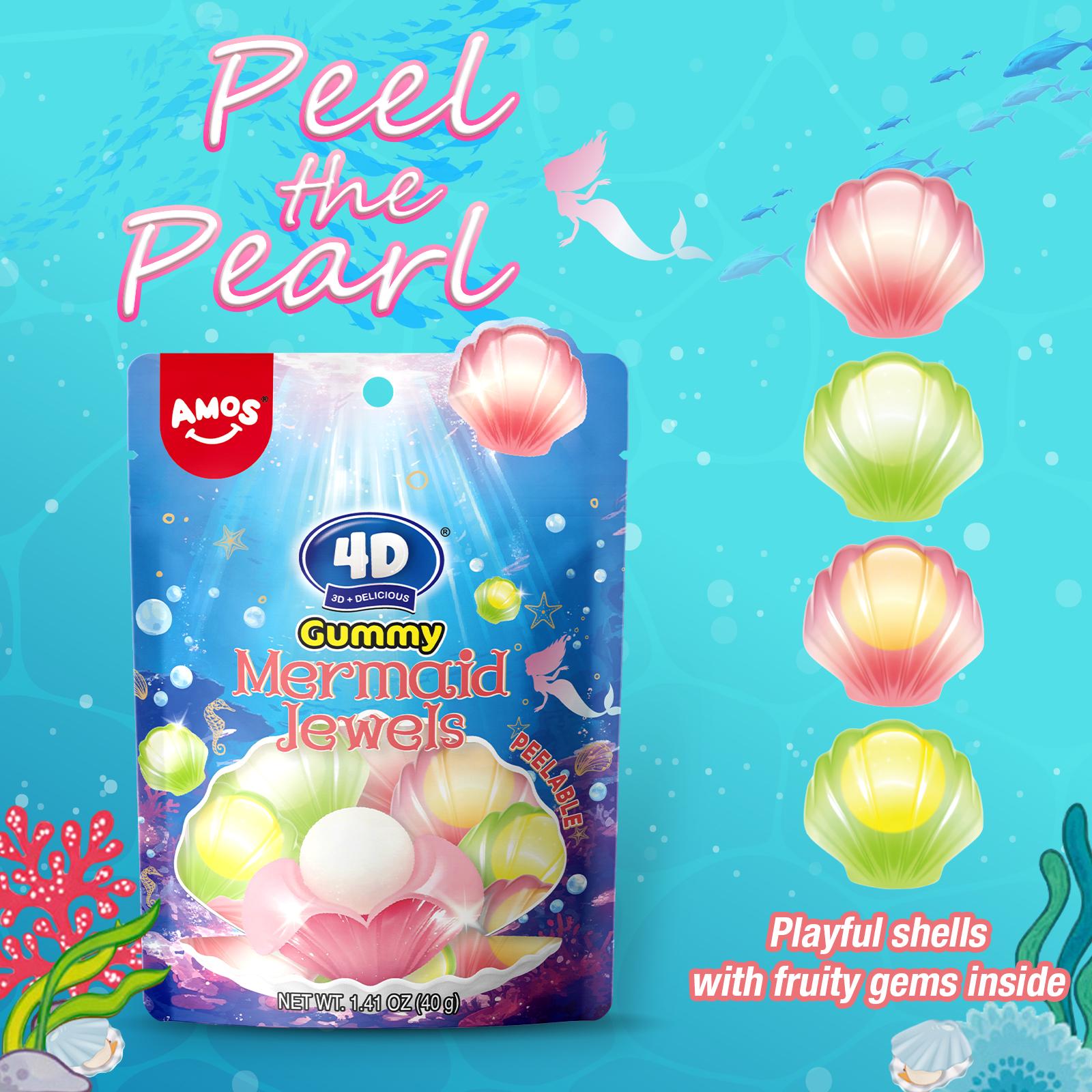 AMOS 4D Holiday Gummy Gift Set – Crystal Jewels, Mermaid, Mochi & Crème Brûlée Gummies with Freeze-Dried Chocolate | A Festive Candy Variety Pack for Sweet Celebrations Sweet Bonbon AMOS 4D Holiday Gummy Gift Set – Crystal Jewels, Mermaid, Mochi & Crème Brûlée Gummies with Freeze-Dried Chocolate | A Festive Candy Variety Pack for Sweet Celebrations Sweet Bonbon