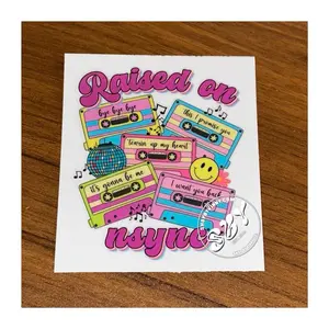 N S Y N C. - UVDTF DECAL - Raised on: *NSYNC