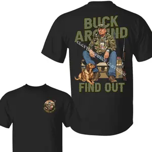 Hunting Western Trump Shirt, Trump Duck Hunting, Gift for Hunting Dad, Gift for Trump Supporter, Election 2024, Full Size