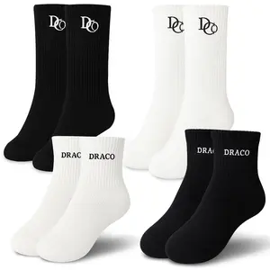 4 Pack Socks – 2 Ankle + 2 Calf | Breathable Cotton Blend, Cushioned Sole for All-Day Comfort | Unisex Everyday Wear, Moisture-Wicking, Durable & Soft | Perfect Pair with Slides, Sneakers & Streetwear Outfits