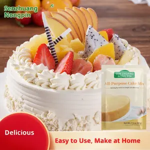 Senzhuang Agricultural Products Cake Premix Powder 200g for Rice Cooker Air Fryer Baking Fine Powder Delicious Flavor Ideal for Beginners & Experienced Bakers Flour