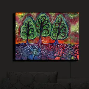 Illuminated Wall Art, Hand Made by DiaNoche Designs |  Anne Marie Cheung - Three Sisters