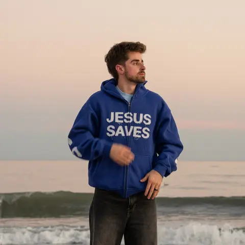 Jesus Series Zip-Up Hoodie