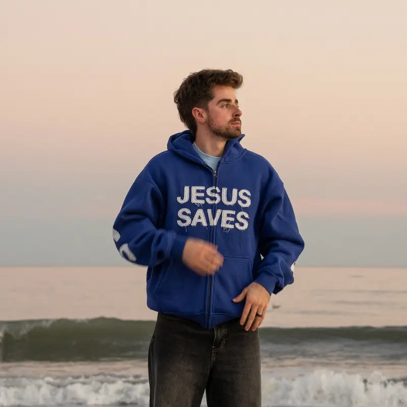 Jesus Series Zip-Up Hoodie