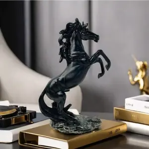 Creative Horse Ornament for Home Decor, Traditional Chinese Style Desk Decoration, New House Gift, Living Room Accent Piece