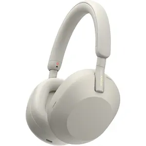 Sony WH-1000XM5 -- Wireless Bluetooth Noise-Canceling Headphones (Silver)