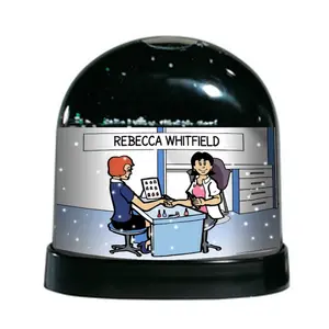 Manicurist, Female - NTT Personalized Snow Globe
