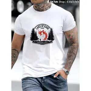 Yujiro Hanma Vintage Graphic Tee, Gyarados Lake of Rage Shirt, PKM Shirt, Anime Funny Shirt, Vintage Tee Streetwear Shortsleeve Printed Womenswear Casual Soft