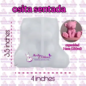 Bear Silicone Mold / Oso Molde Silicon