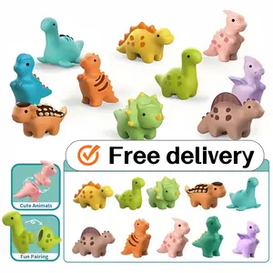 Dinosaur & Animal Design Shape Sorter Toy Double-sided Color Matching Educational Puzzle Game for Kids Interactive Learning Toy Rich color combinations Style Dinosaur Toy Christmas gift