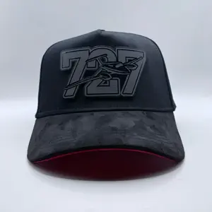 Gorra snapback PREMIUM 727 vicera de gamuza confort absoluto