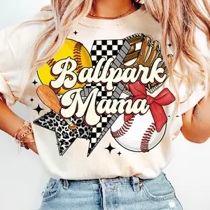 Softball Baseball Mama shirt Ballpark Mama Retro shirt Game Day Vibes, Coquette Bow Sports shirt Checkered Baseball Mama shirt Softball Mama Naxi1