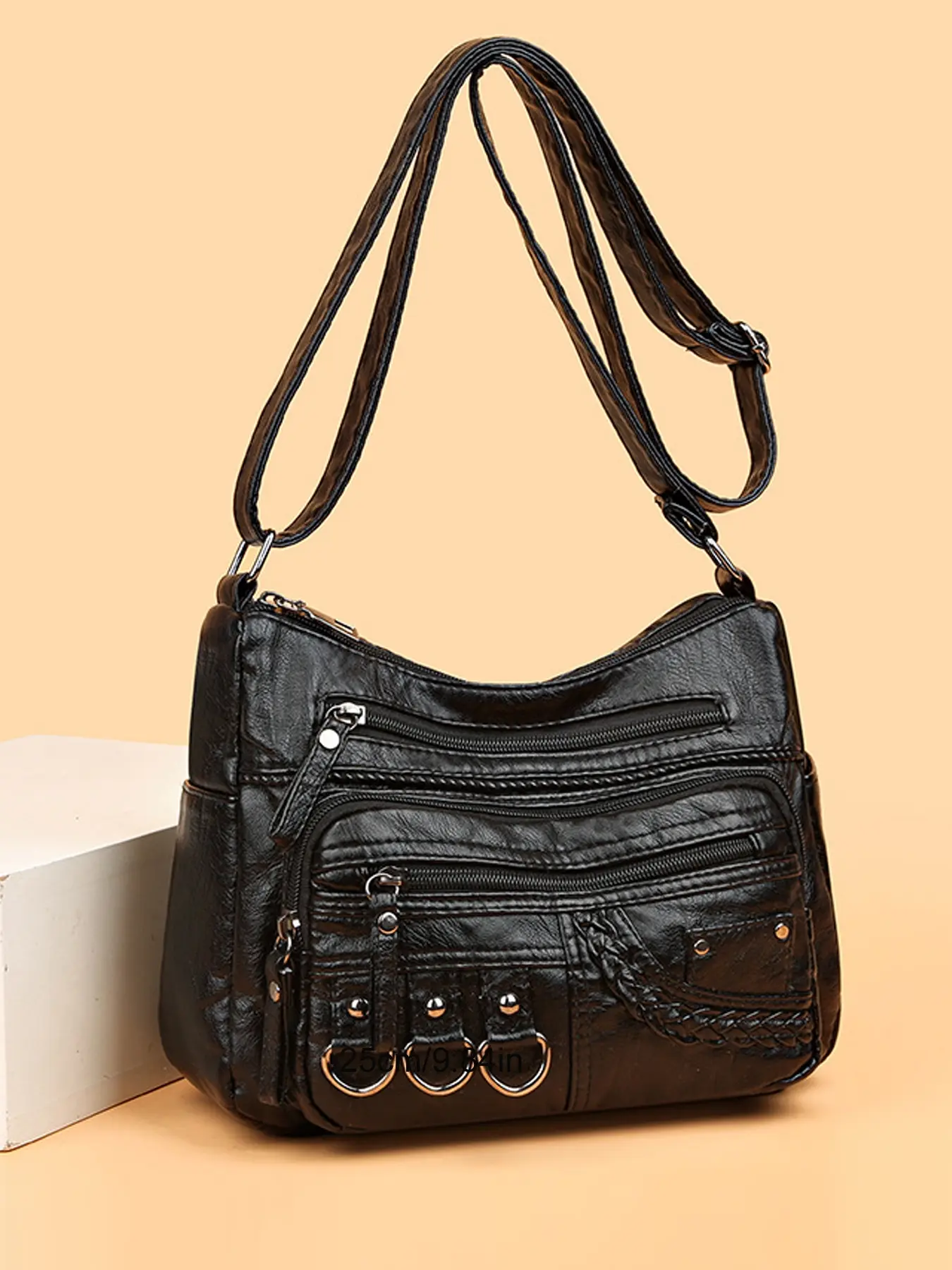 Gladdon Small Crossbody Bags for Women Leather Shoulder Purses Vegan Womens Cross body Bag Lightweight Fashionable Crossbody Bag Casual Crossbody Bags