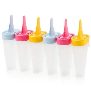 Tupperware Lollitups Reusble DripProof Popsicle Forms - Clear Set