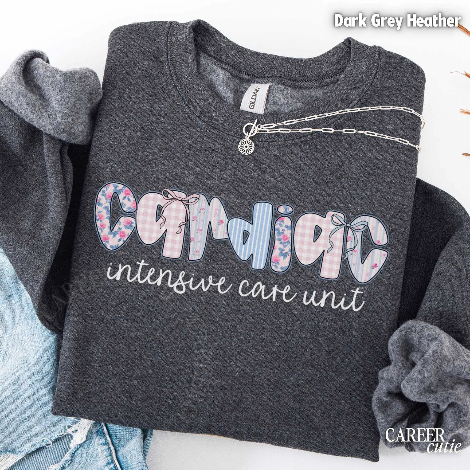 CICU Nurse Sweatshirt, Cardiac Intensive Care Unit Pullover
