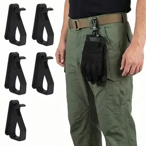 5-Pack Locking Glove Clip, 1kg Load Capacity, Durable Design for Tactical Use, Secure Attachment Solution for Gloves & Accessories