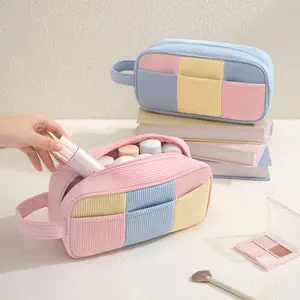 Beilian's new makeup bag is a stylish, high-capacity, contrasting color handbag for storing skincare products, fashionable and versatile storage bag