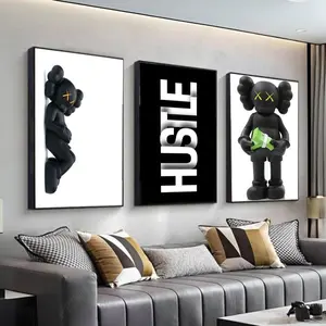 KAW Poster Set of 3 Hypebeast Room Wall Art Minimalist Graffiti Decor Perfect Gift for Art Cool Wall Art Set #134