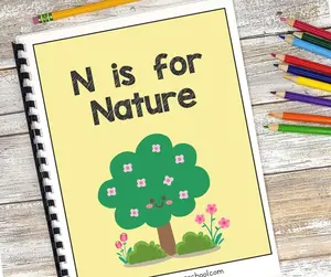 "N Is for Nature" Science Activity Booklet + FREE Explorer Treasure Bag