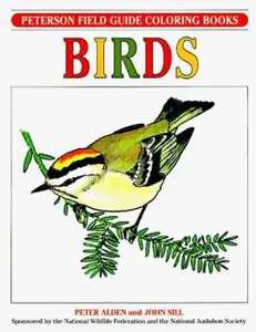 USED-Birds: Peterson Field Guide Coloring Book by Roger Tory Peterson Institute (Paperback)