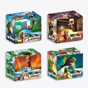 Italian Brainrot Trading Cards 2025 Official Box Set 288PCS - 36 Packs 288 Cards Featuring Tralalero Tralala & Tung Tung Tung Sahur Gold Flash Collection