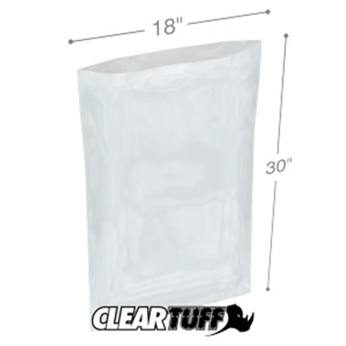 212 MAIN Multifunctional Recyclable Plastic Flat Top Trash Bags - 18x30 in, 0.004 Gauge, Case of 250