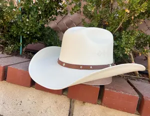 Men's Off White Cowboy Hat: Western Rodeo Sombrero