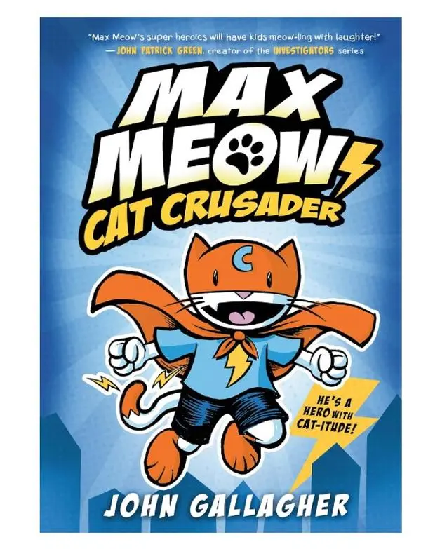 Max Meow Book 1: Cat Crusader: (A Graphic Novel) Hardcover – October 6, 2020